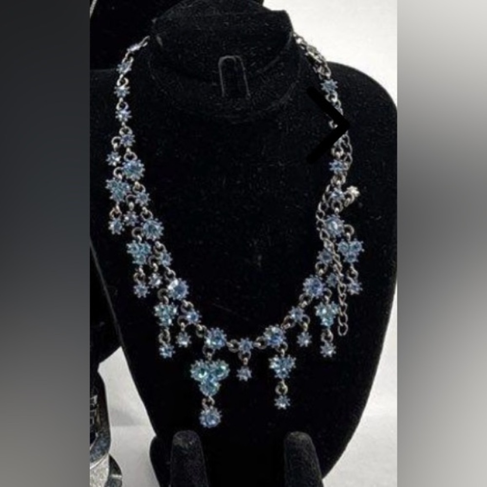 Blue Crystal Necklace